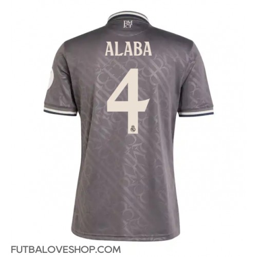 Dres Real Madrid David Alaba #4 Tretina 2024-25 Krátky Rukáv